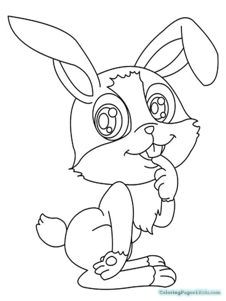 Coloring Pages Of Baby Bunnies
 Coloring Pages Cute Baby Bunnies
