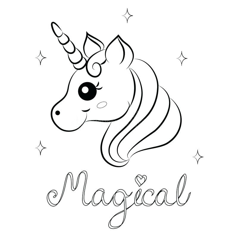 Coloring Pages Of Cute Baby Unicorns
 Baby Unicorn Coloring Pages at GetColorings