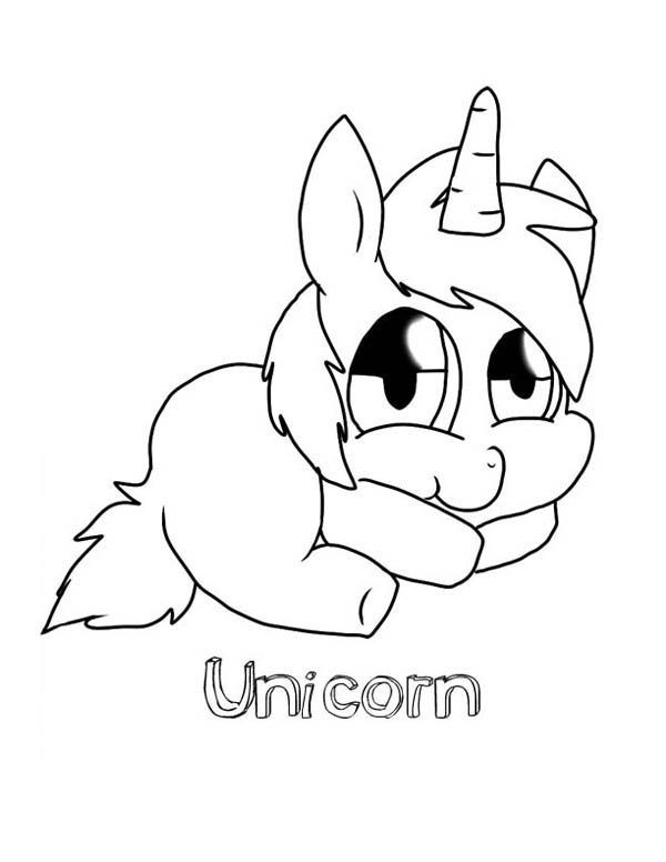 Coloring Pages Of Cute Baby Unicorns
 Cute Baby Unicorn Coloring Pages DukaBooks