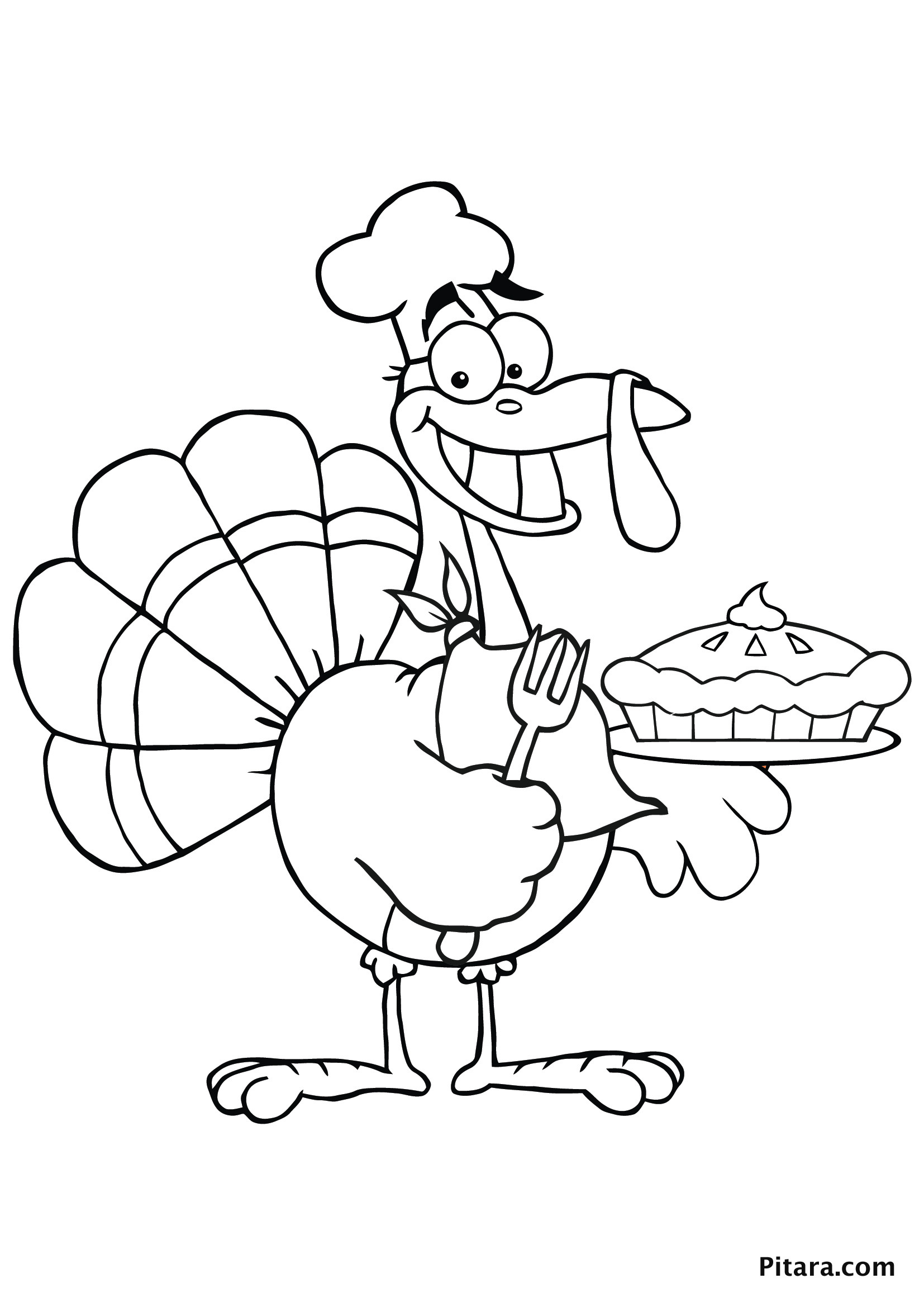 Coloring Sheets For Children
 Turkey Coloring Pages for Kids