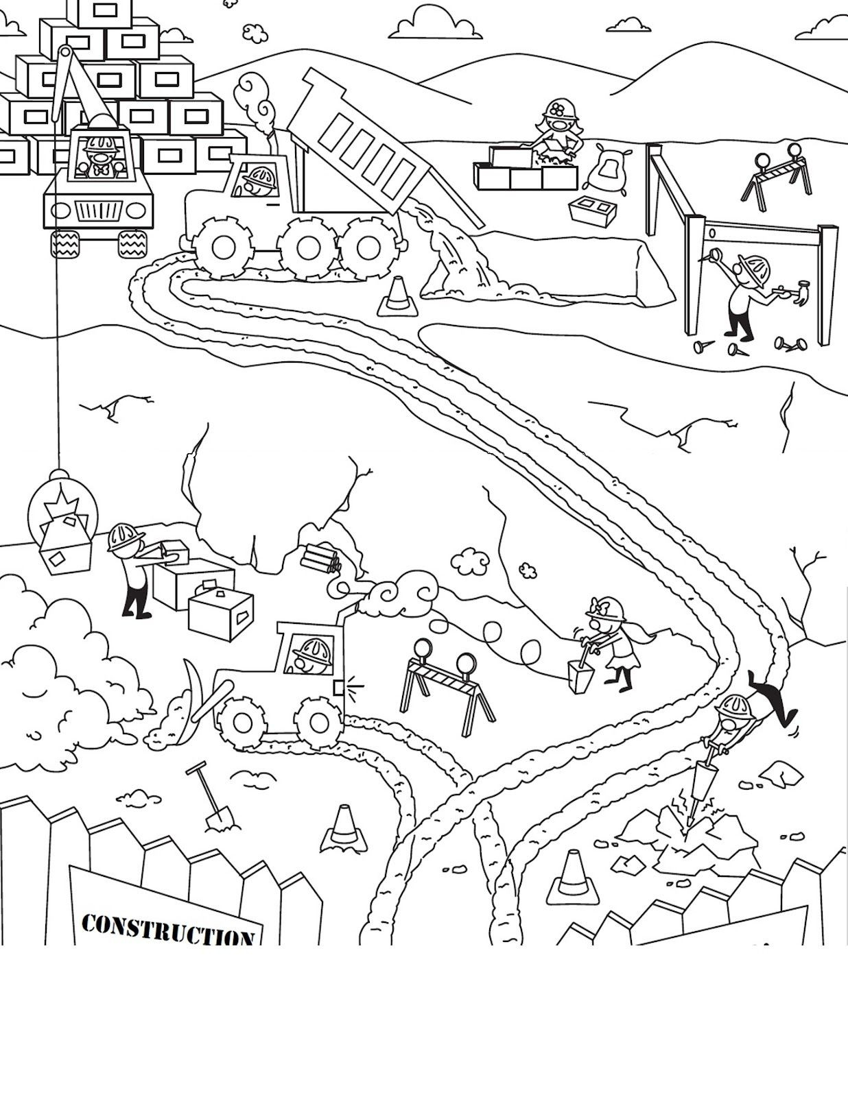 Coloring Websites For Kids
 Race Track Coloring Page Scene Sketch Coloring Page