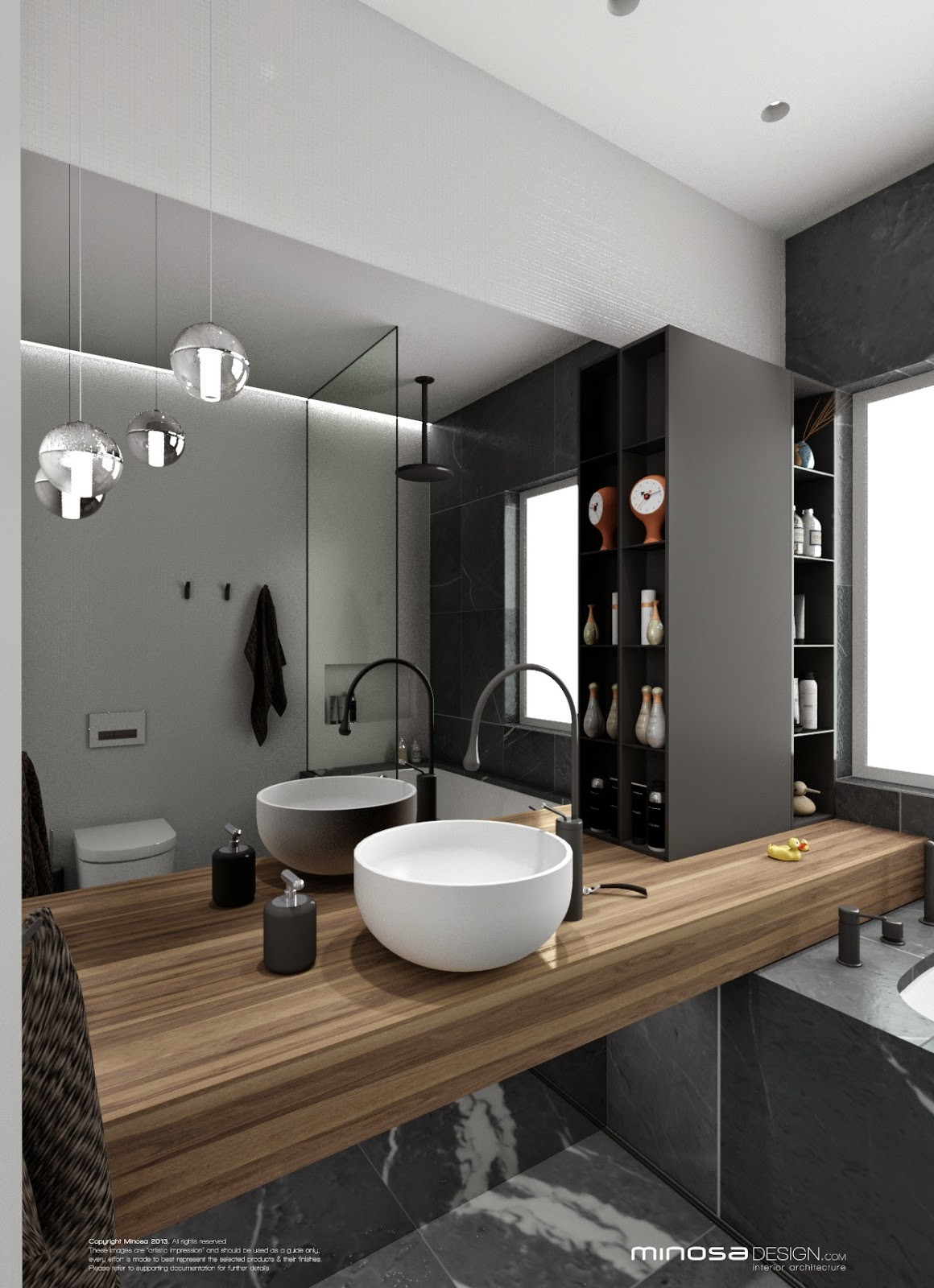 Compact Bathroom Design
 Minosa Bathroom Design Small space feels large