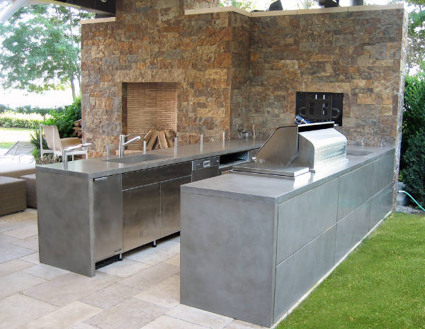 Concrete Outdoor Kitchen
 13 Concrete Countertop Designs Ideas