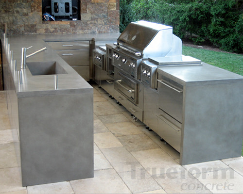 Concrete Outdoor Kitchen
 Outdoor Concrete Countertop