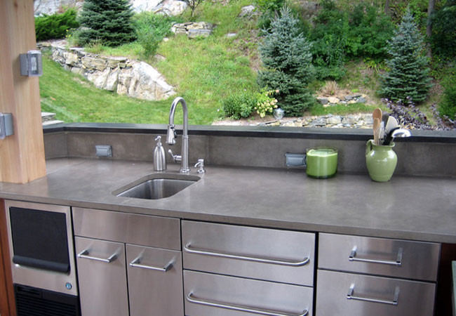 Concrete Outdoor Kitchen
 Why Concrete Countertops Learn All You Need To Know