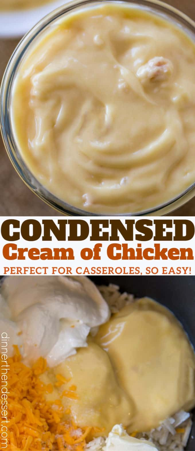 Condensed Cream Of Chicken Soup
 Cream of Chicken Soup Condensed Dinner then Dessert