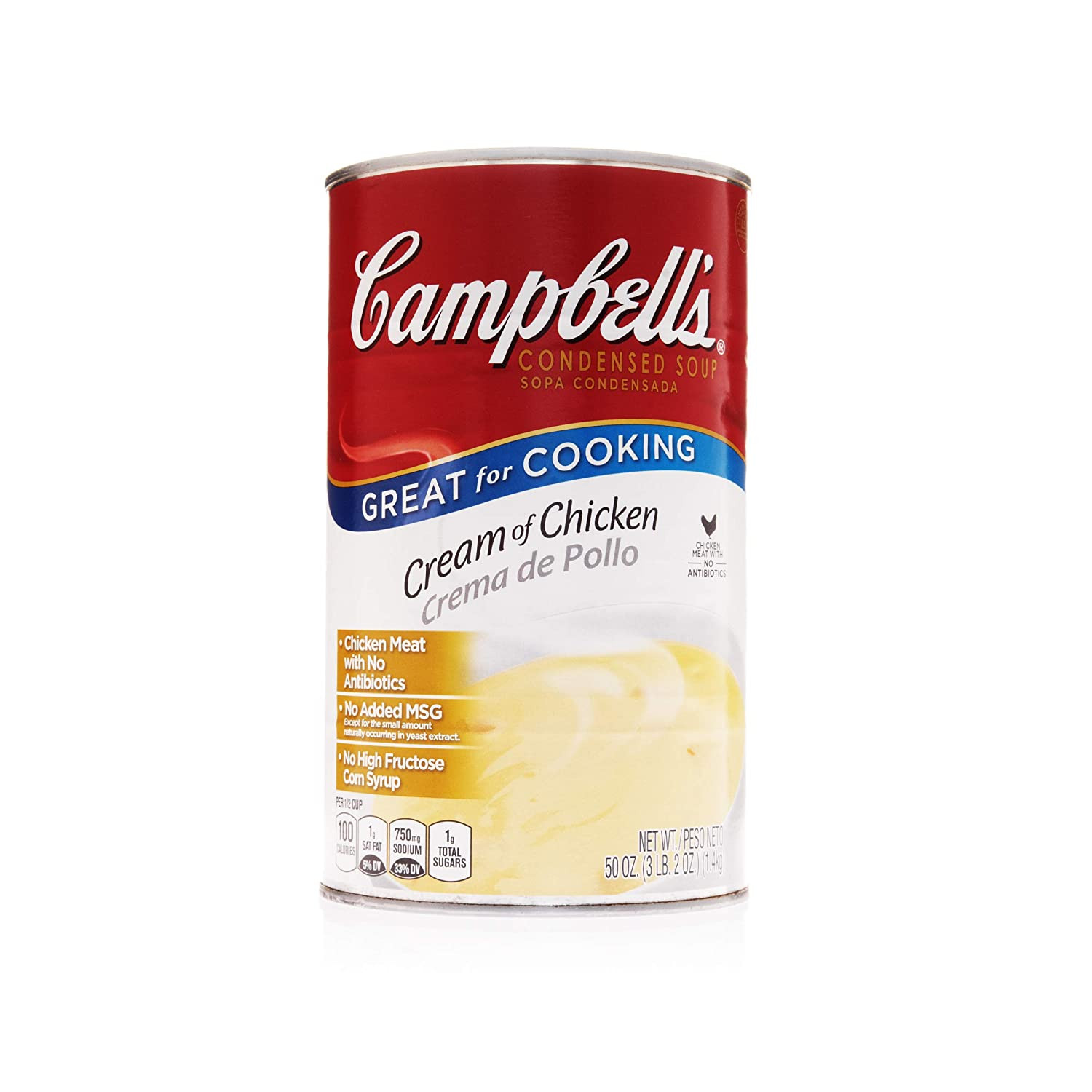 Condensed Cream Of Chicken Soup
 Campbell s 50 oz Condensed Cream of Chicken Soup 12