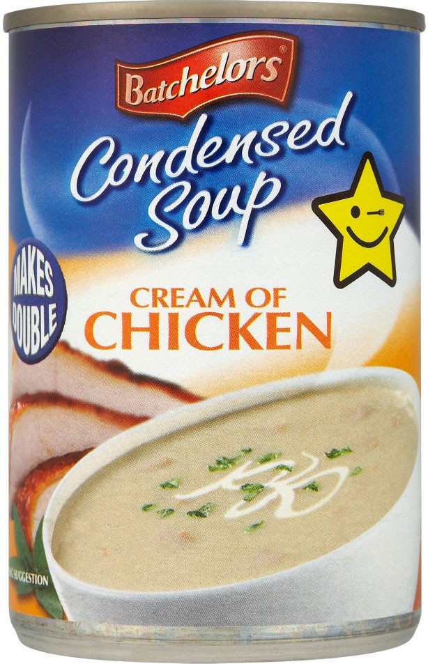 Condensed Cream Of Chicken Soup
 Batchelors Condensed Cream of Chicken Soup