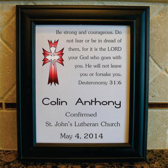 Confirmation Gift Ideas For Boys
 Confirmation Gift for Boy Godson Confirmation Boy s