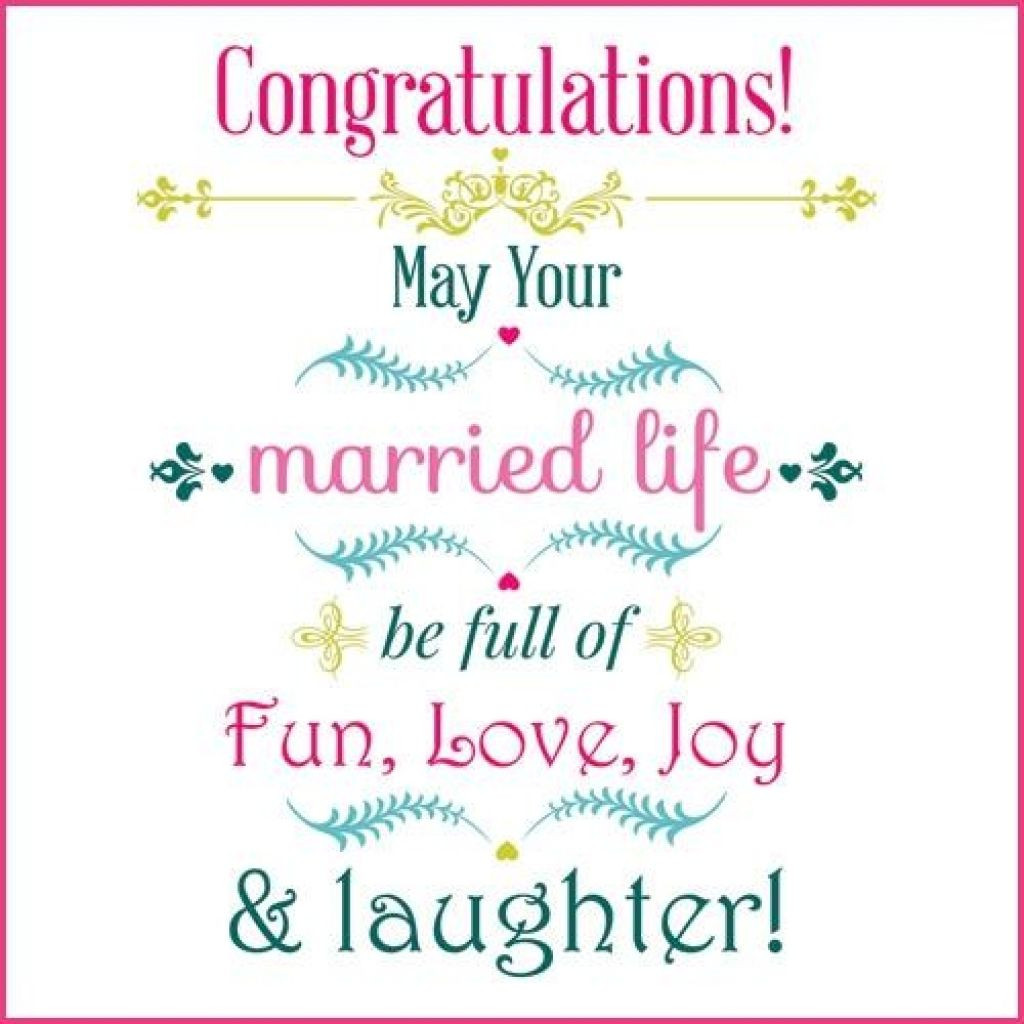 Congratulation On Your Marriage Quotes
 Congratulations Wedding Card And Get Inspired To Create