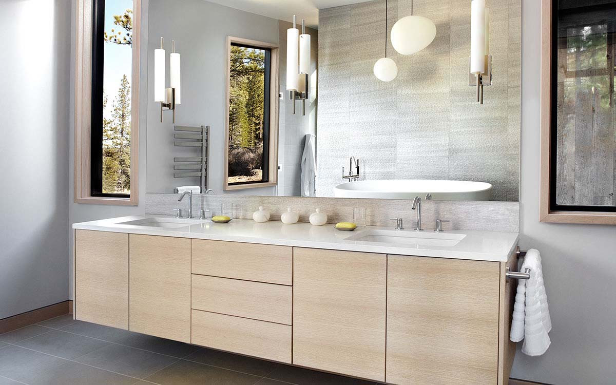 Contemporary Bathroom Cabinets
 Modern Bathroom Cabinets in Bellingham and Seattle
