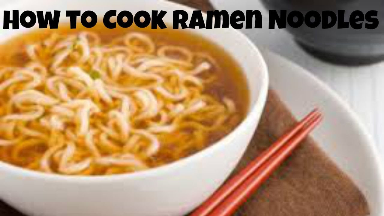 Cook Ramen Noodles In Microwave
 How to Cook Ramen Noodles