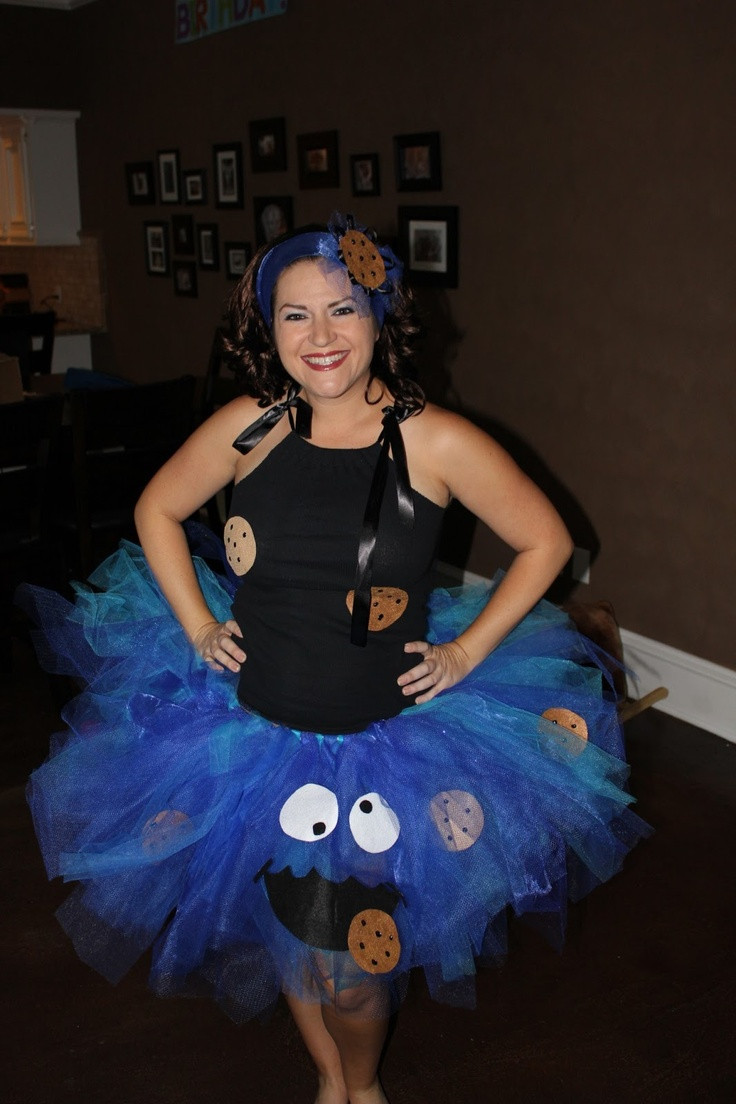Cookie Monster Costume DIY
 cookie monster costume Let the leaves fall