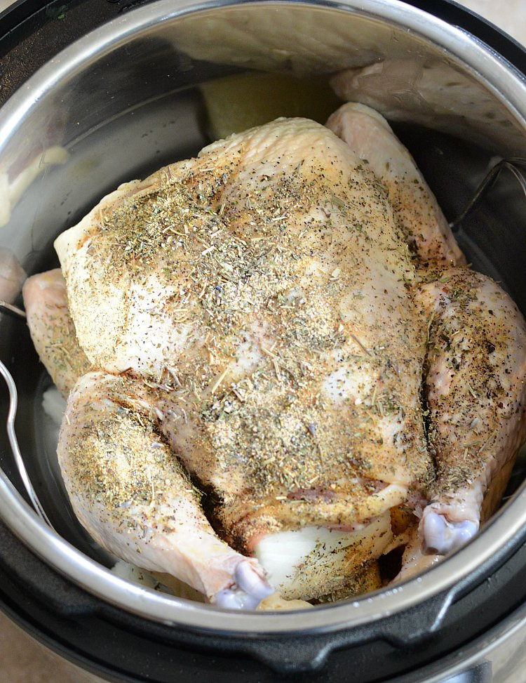 Cooking A Whole Chicken In The Instant Pot
 Instant Pot Whole Chicken Meatloaf and Melodrama