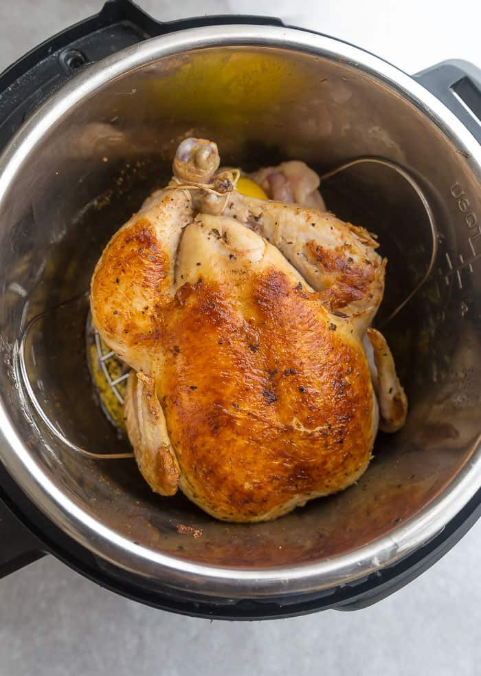 Cooking A Whole Chicken In The Instant Pot
 Instant Pot Whole Chicken Rotisserie Style Life Made