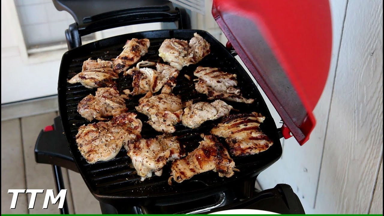 Cooking Chicken Thighs On The Grill
 Chicken Thighs on the Weber Q Gas Grill