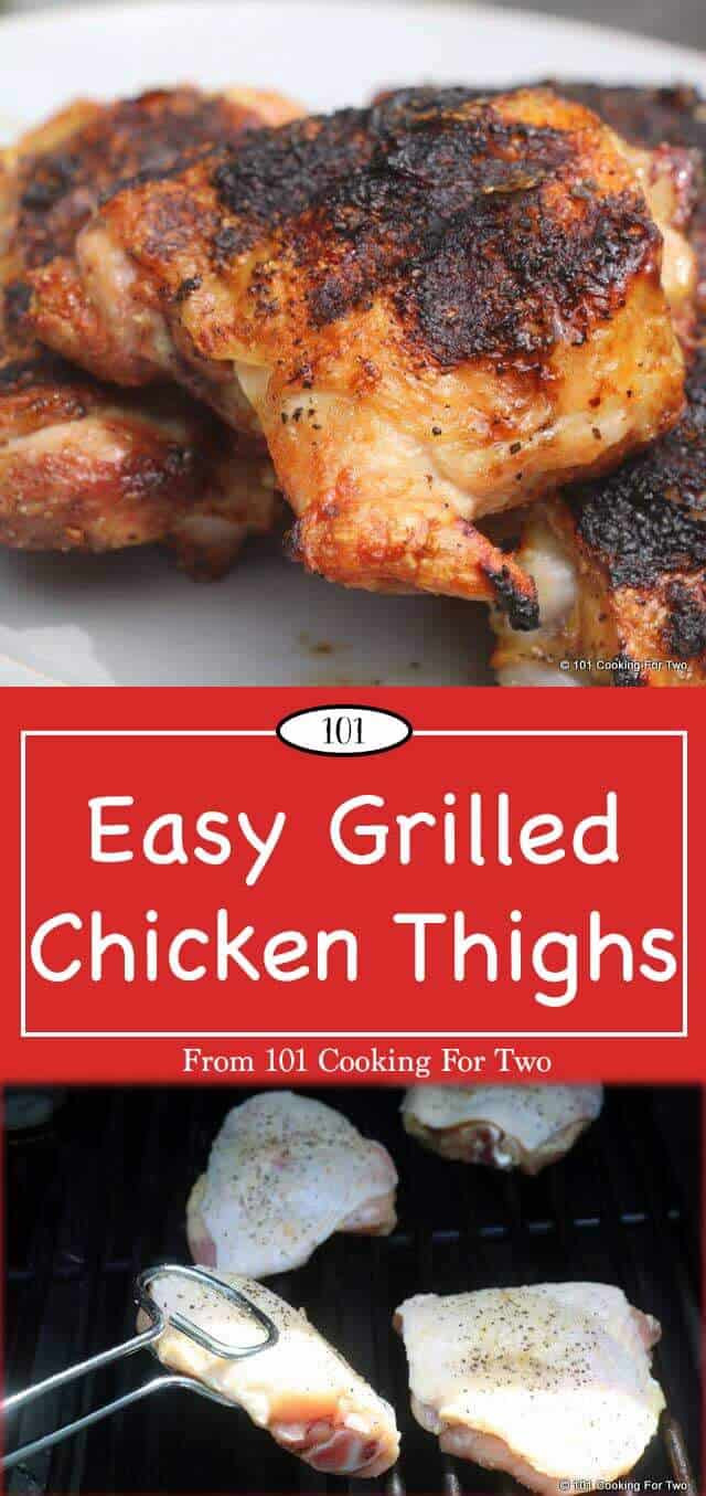 Cooking Chicken Thighs On The Grill
 Easy Grilled Chicken Thighs