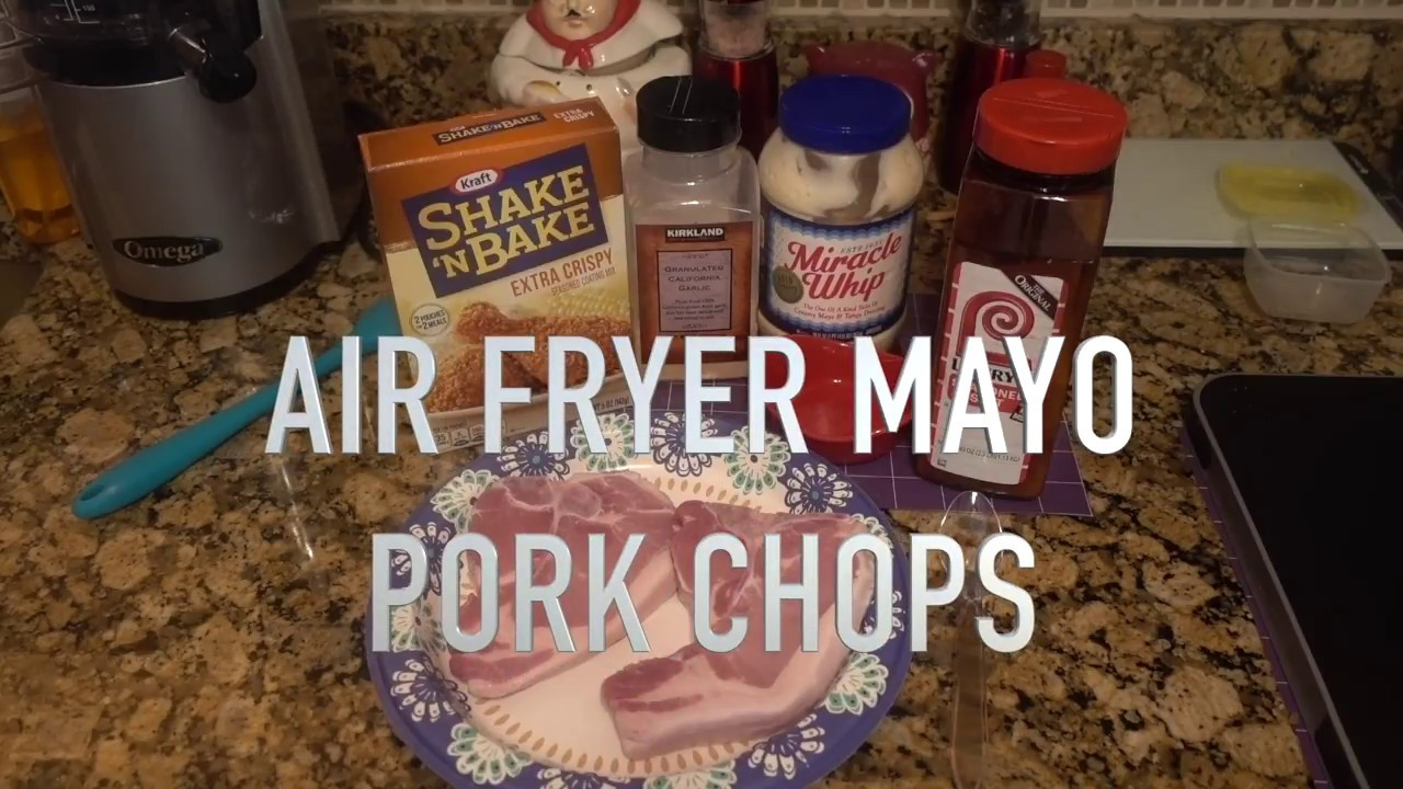 Cooks Essentials Air Fryer Pork Chops
 AIR FRYER MAYO PORK CHOPS COOKS ESSENTIAL AIR FRYER