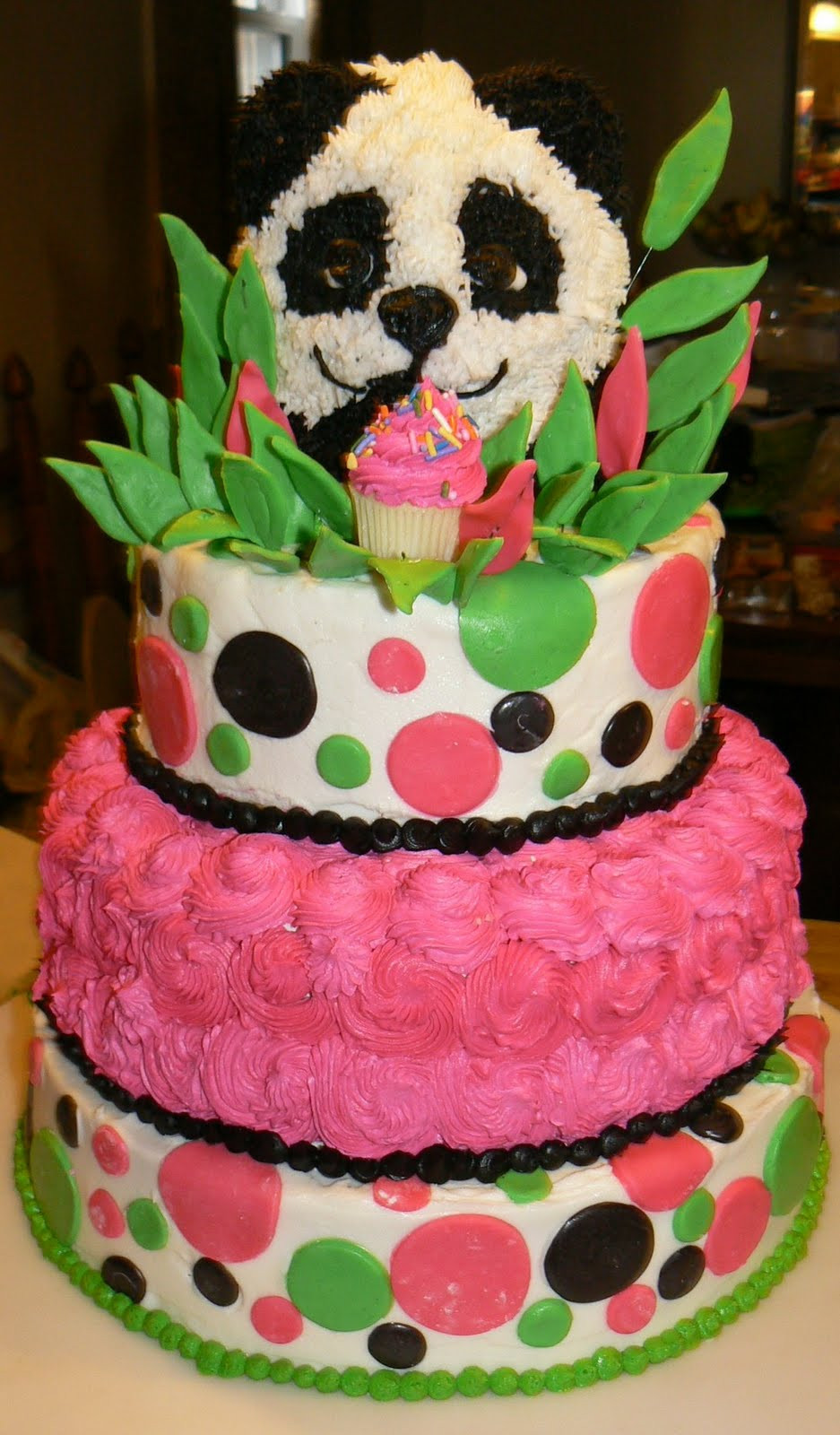 Cool Birthday Cake Ideas
 Kelly Roberts Designs Panda Birthday Cake
