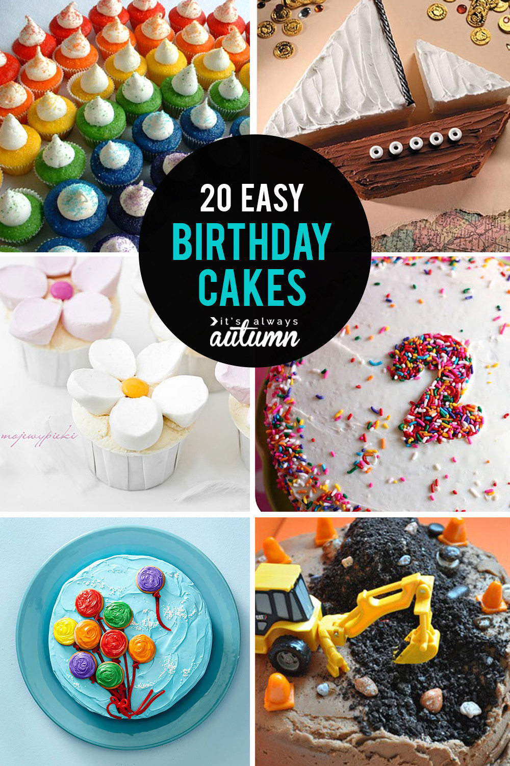 Cool Birthday Cake Ideas
 20 easy birthday cakes that anyone can decorate It s