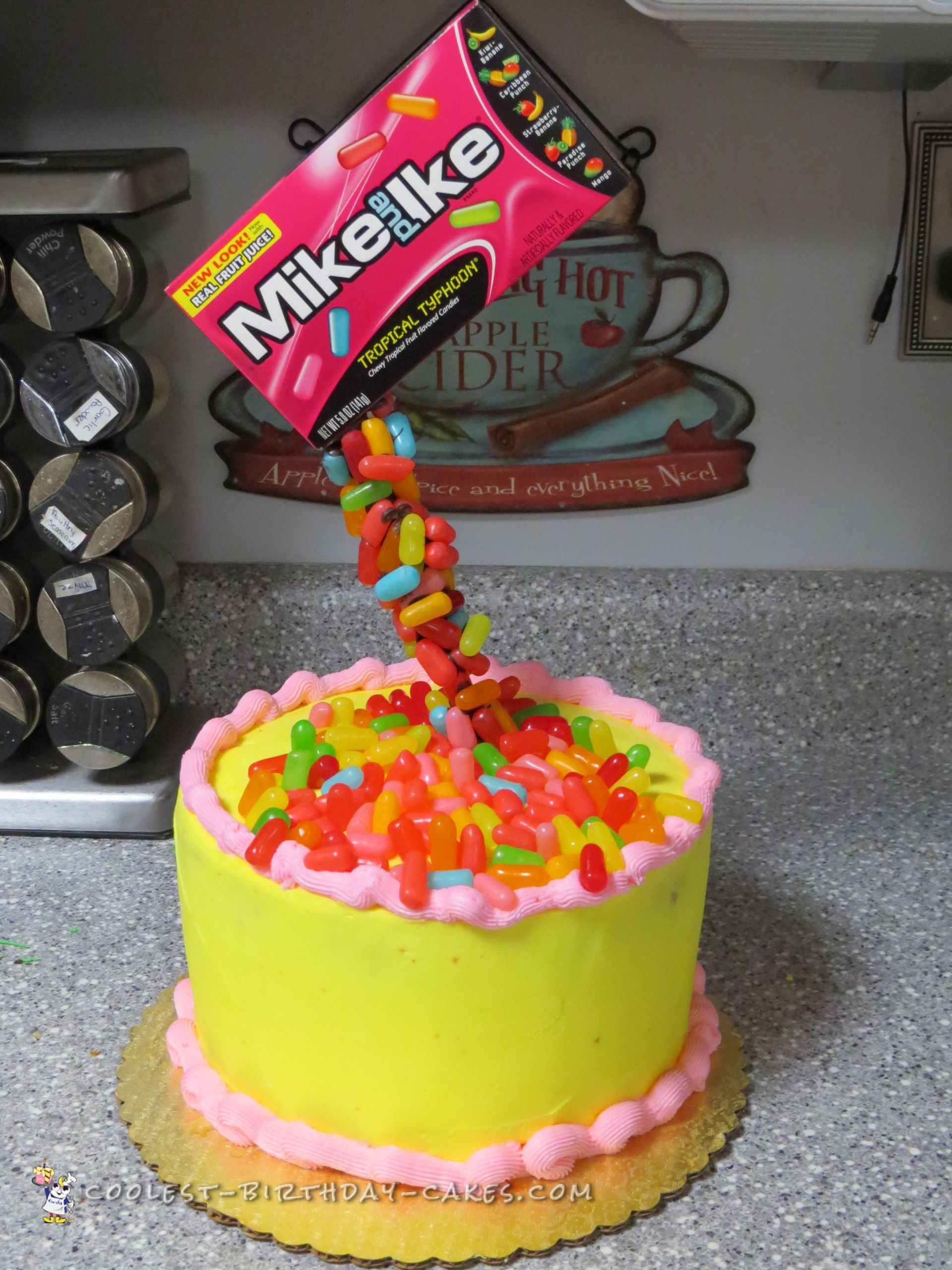 Cool Birthday Cake Ideas
 Cool Mike and Ike Anti Gravity Cake