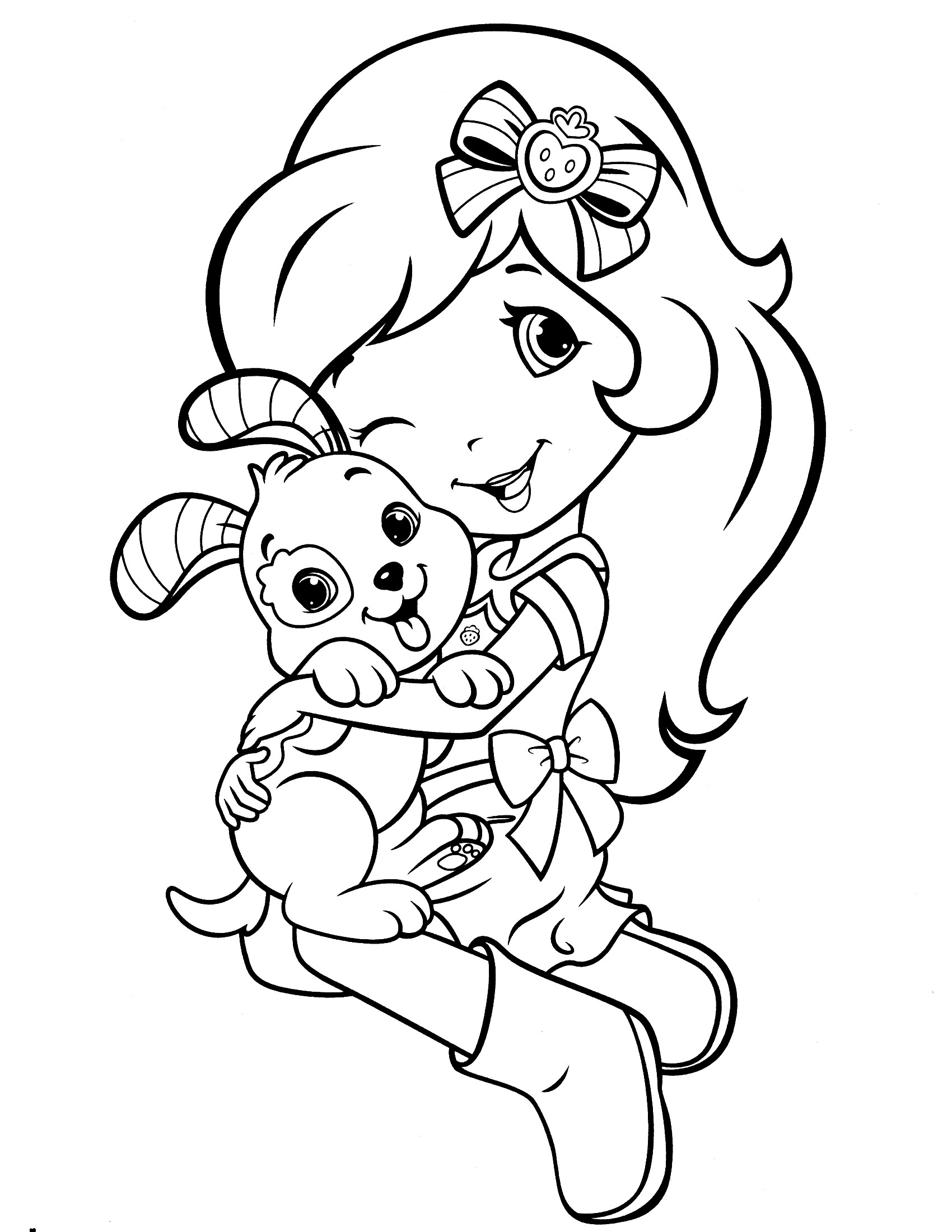 Cool Coloring Pages For Girls
 Strawberry Shortcake Coloring Pages Cool coloring pages