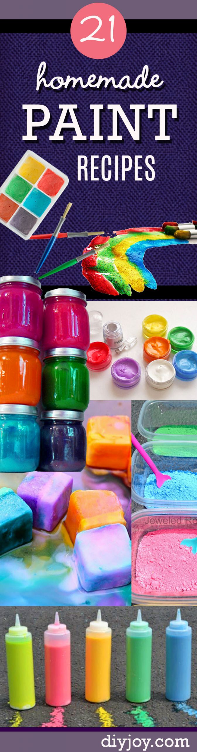 Cool DIY Projects For Kids
 21 Easy DIY Paint Recipes Your Kids Will Go Crazy For
