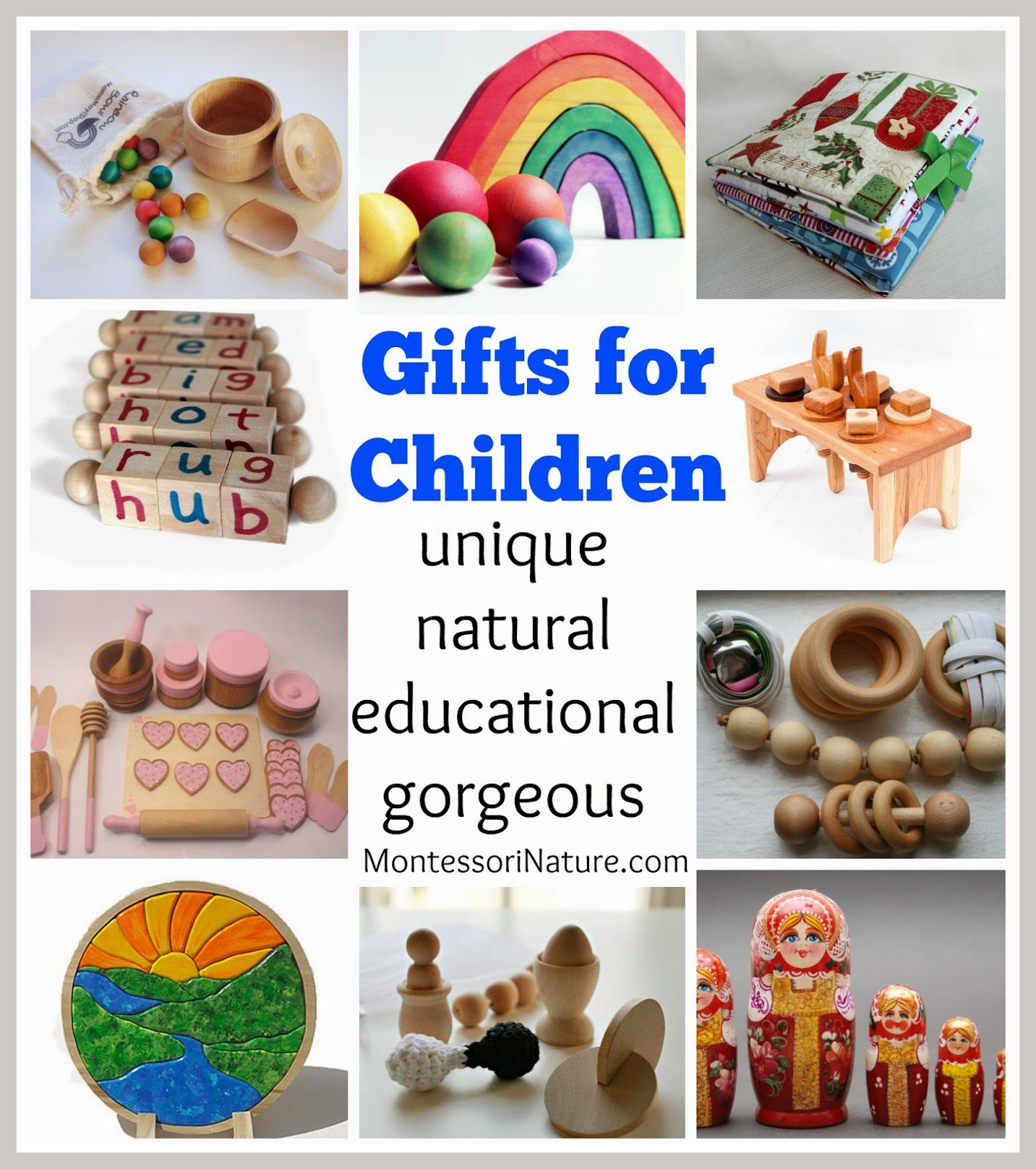 Cool Gifts For Kids
 Gifts for Children Unique Natural Educational Gorgeous