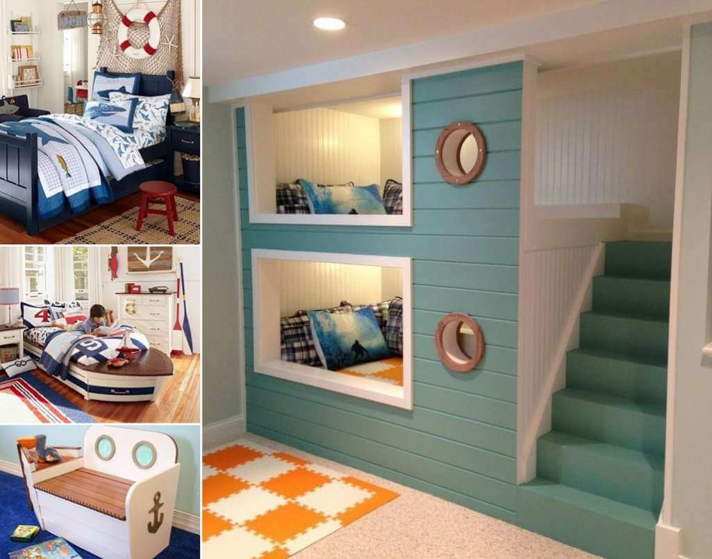 Cool Kids Bedroom Theme Ideas
 10 Cool Nautical Kids Bedroom Decorating Ideas