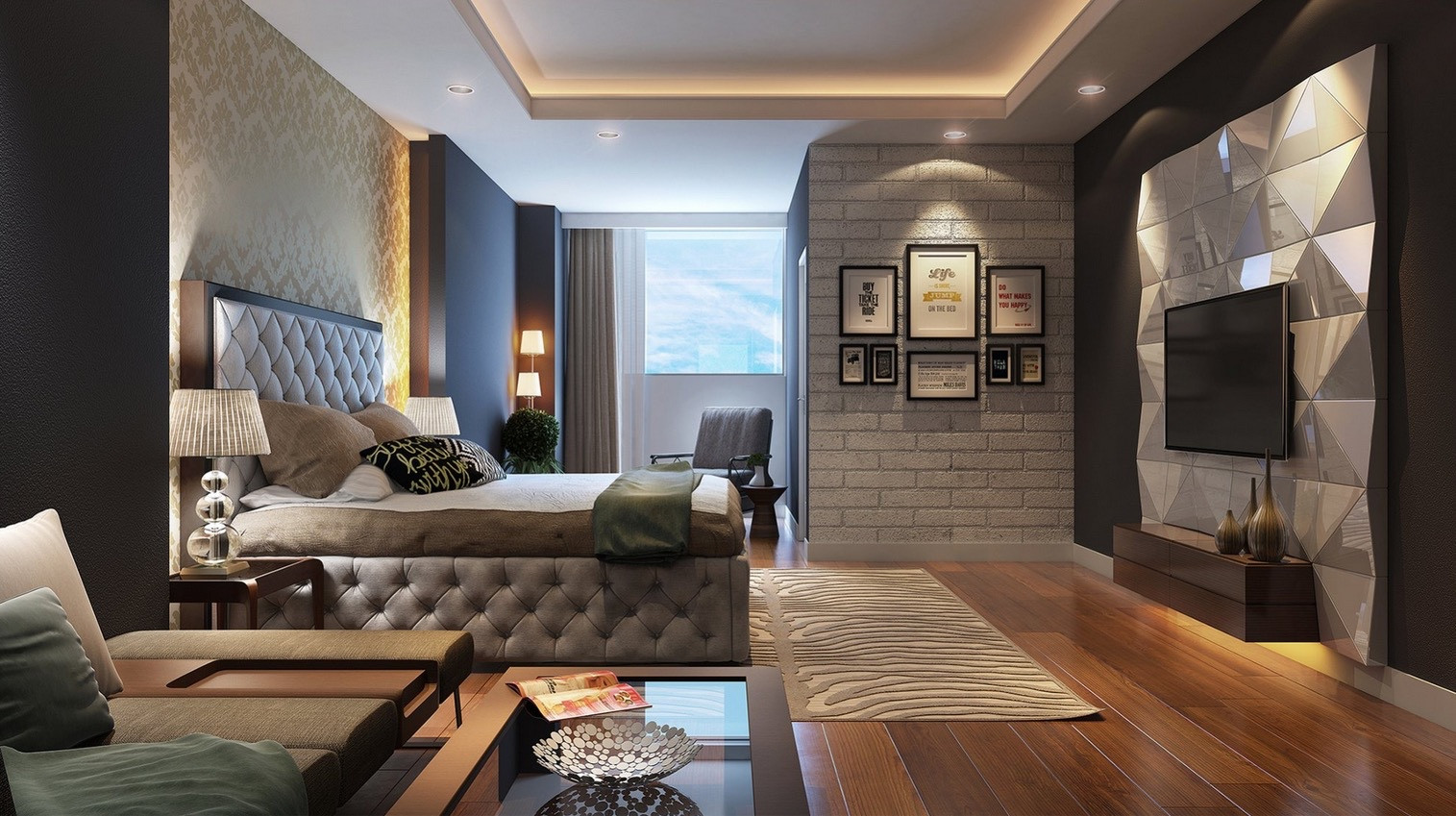 Cool Master Bedroom
 21 Cool Bedrooms for Clean and Simple Design Inspiration