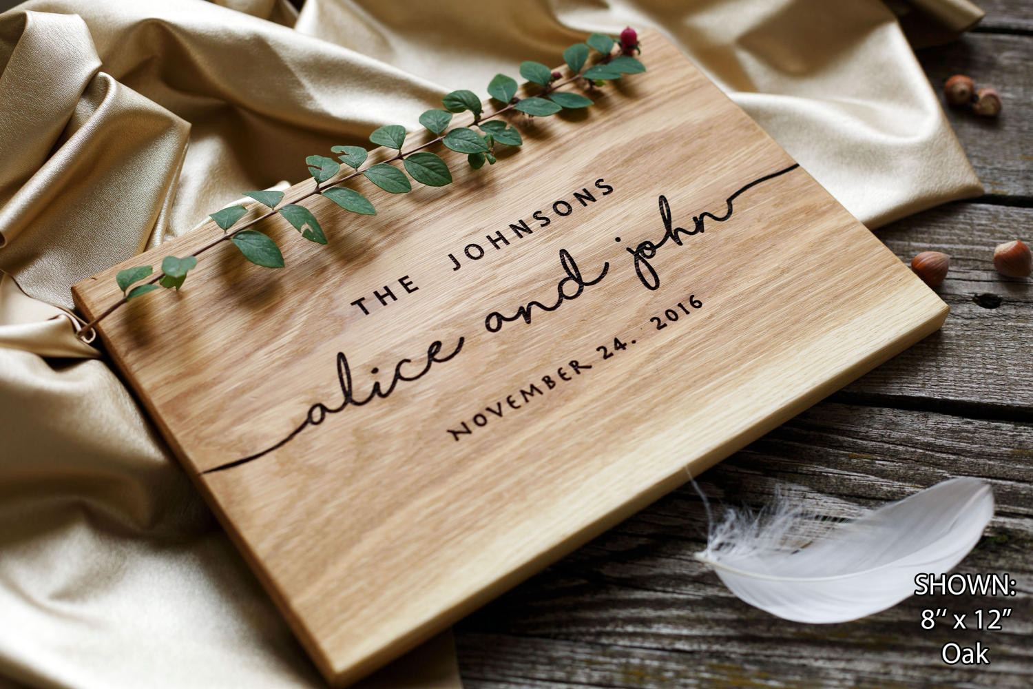 Cool Wedding Gift Ideas For Couples
 Wedding Gift Personalized Cutting Board Gift for couple Unique