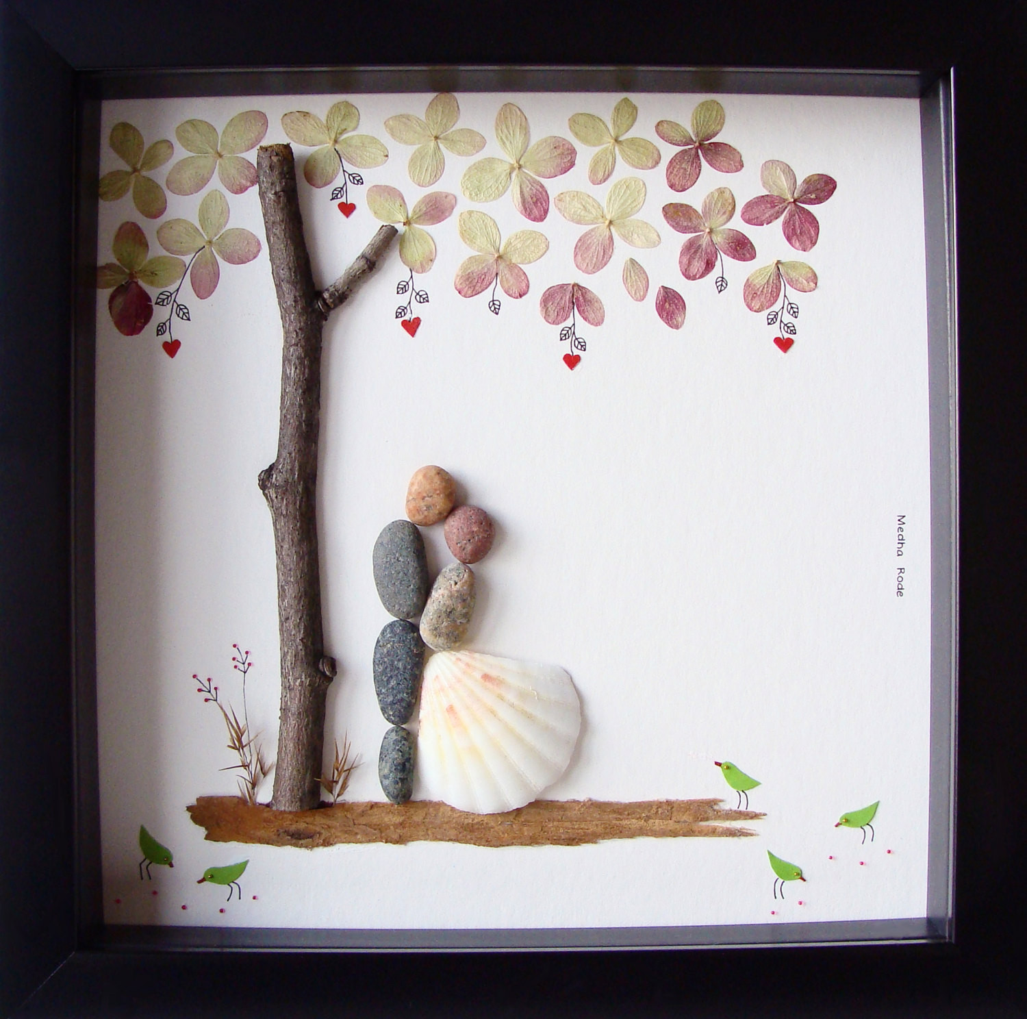 Cool Wedding Gift Ideas For Couples
 Unique Wedding Gift For Couple Wedding Pebble Art by MedhaRode
