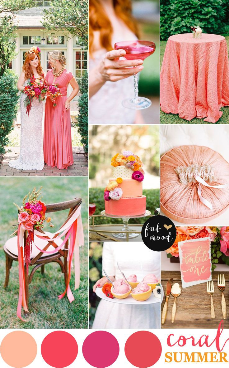 Coral Color Wedding
 447 best Coral Wedding Ideas images on Pinterest