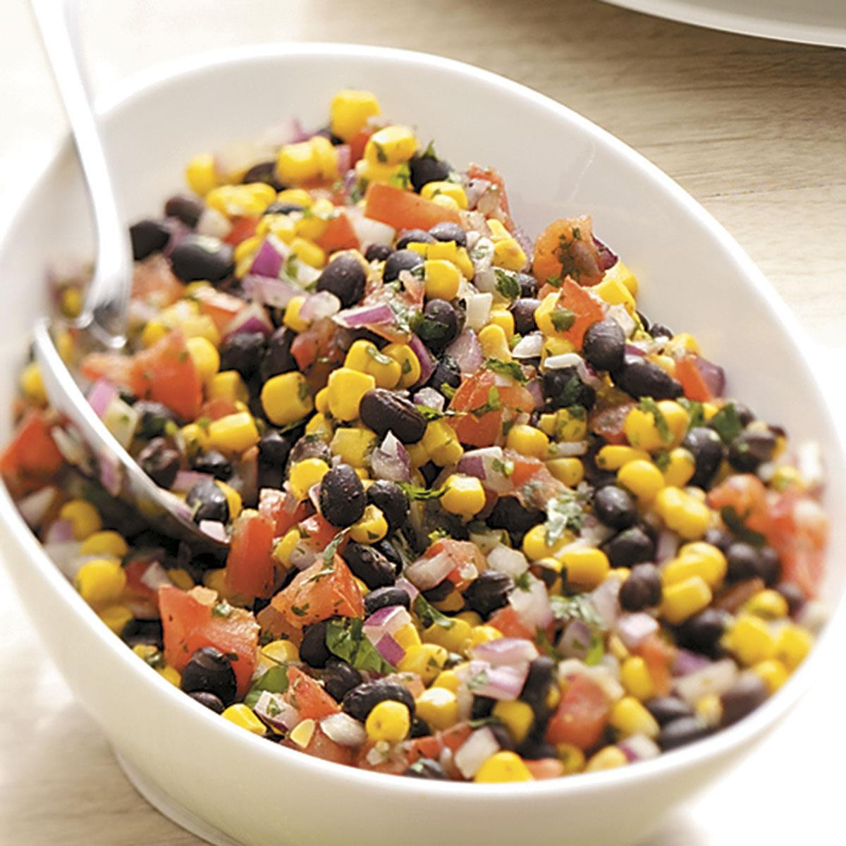 Corn Bean Salad
 Corn and Black Bean Salad Recipe