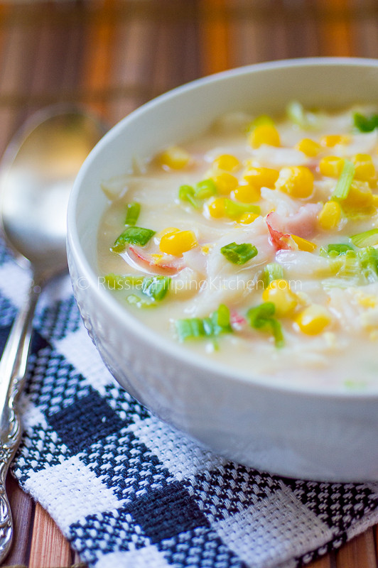 Corn Crab Soup
 Creamy Crab and Corn Soup – Russian Filipino Kitchen