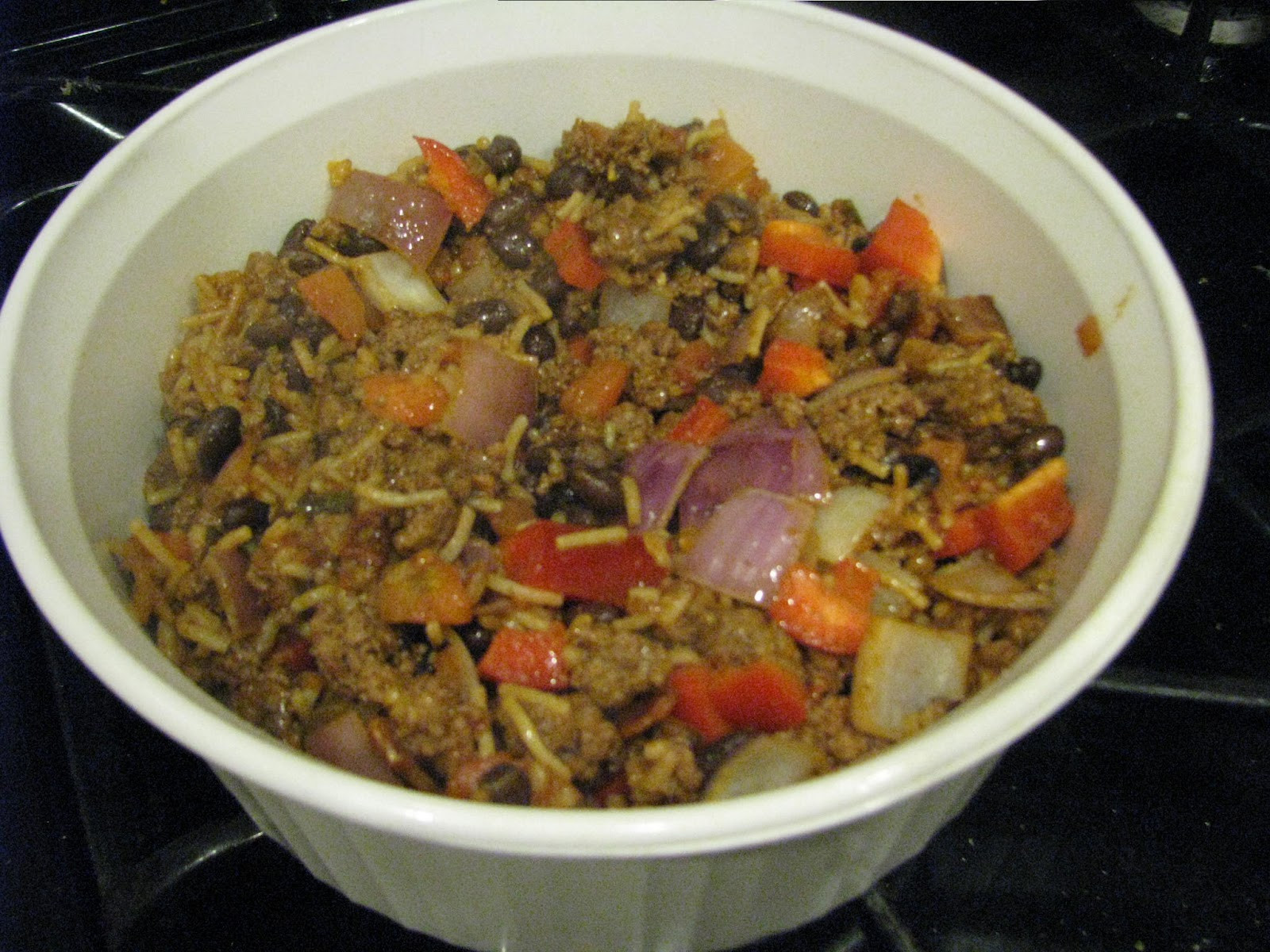 Cornbread Topped Casserole
 Cornbread Topped Hamburger Casserole