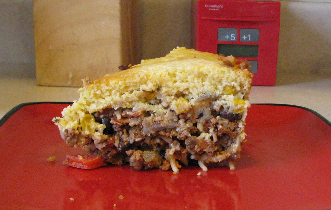 Cornbread Topped Casserole
 Cornbread Topped Hamburger Casserole