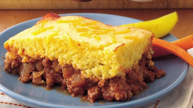 Cornbread Topped Casserole
 Cornbread Topped Sloppy Joe Casserole recipe from Betty