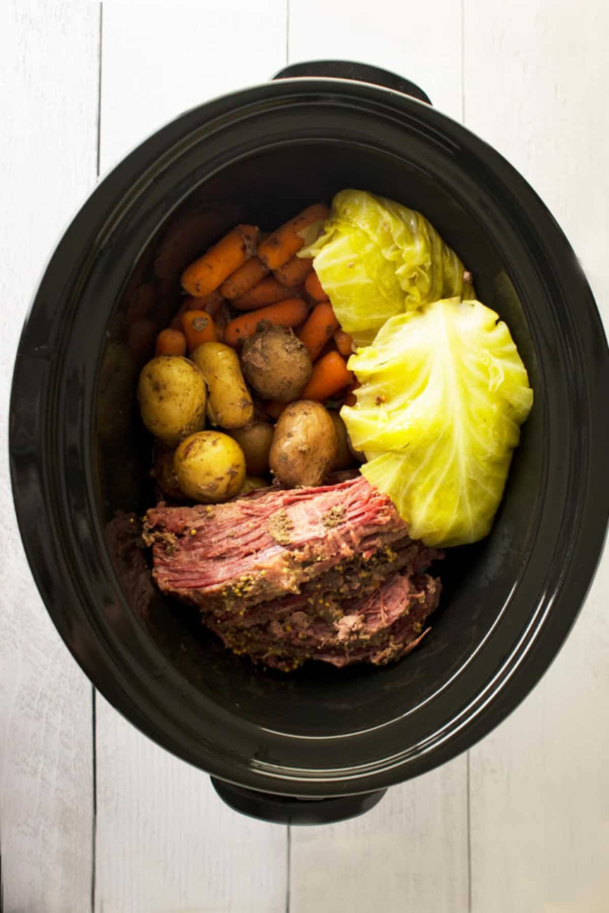 Corned Beef And Cabbage In Crock Pot
 Homemade Corned Beef and Cabbage Crock Pot Recipe