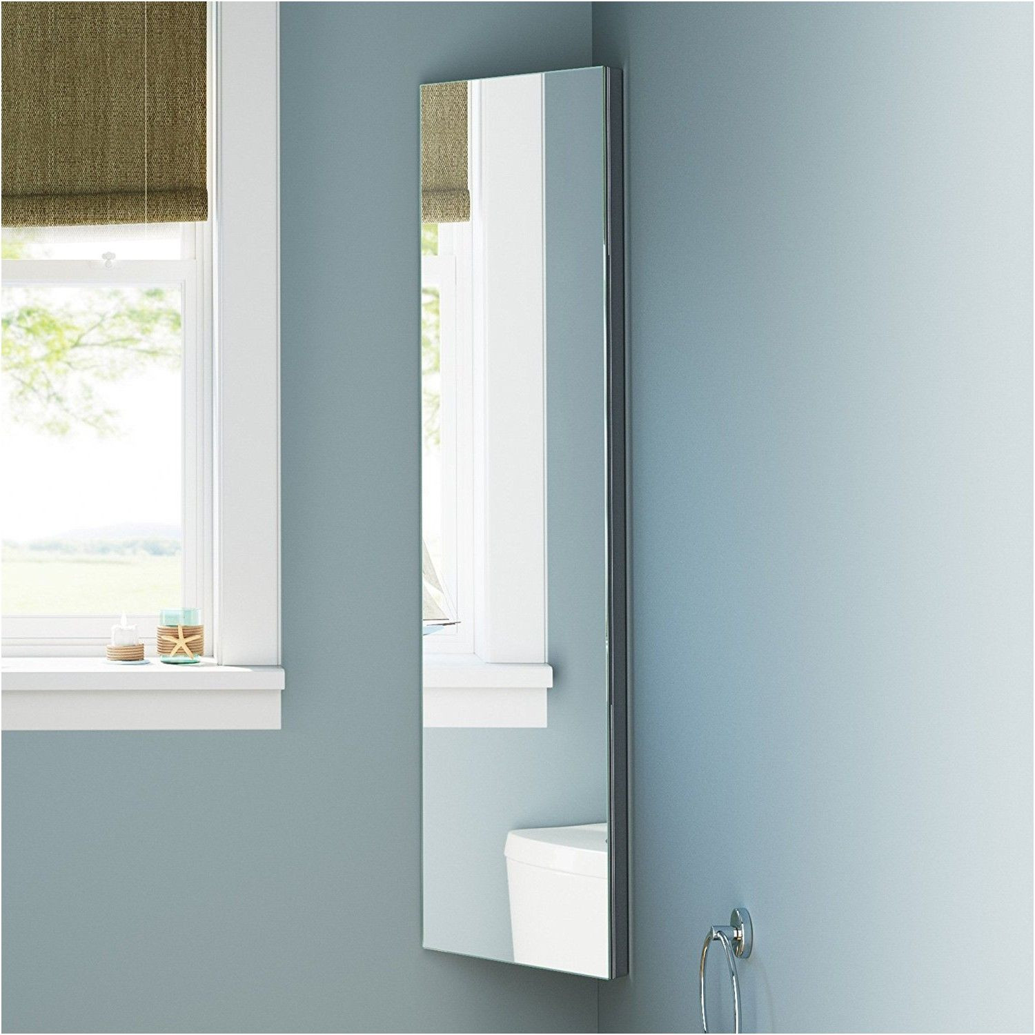Corner Bathroom Mirror
 zanex bevelled edge 1200mm stainless steel mirror bathroom