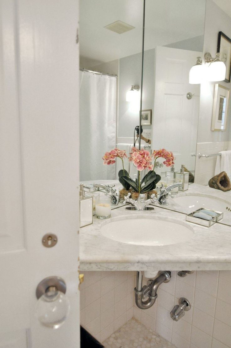 Corner Bathroom Mirror
 The 25 best Corner sink bathroom ideas on Pinterest