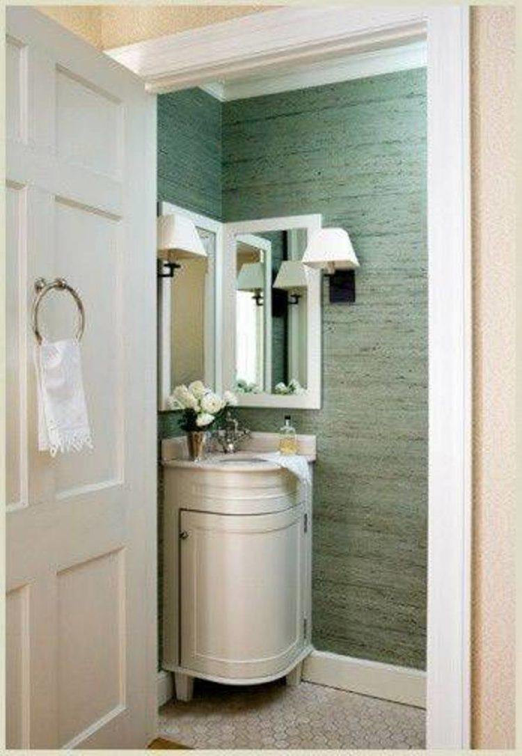 Corner Bathroom Mirror
 20 Beautiful Corner Vanity Designs For Your Bathroom Housely