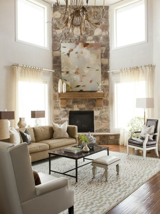 Corner Chairs For Living Room
 Arranging Furniture With A Corner Fireplace Brooklyn