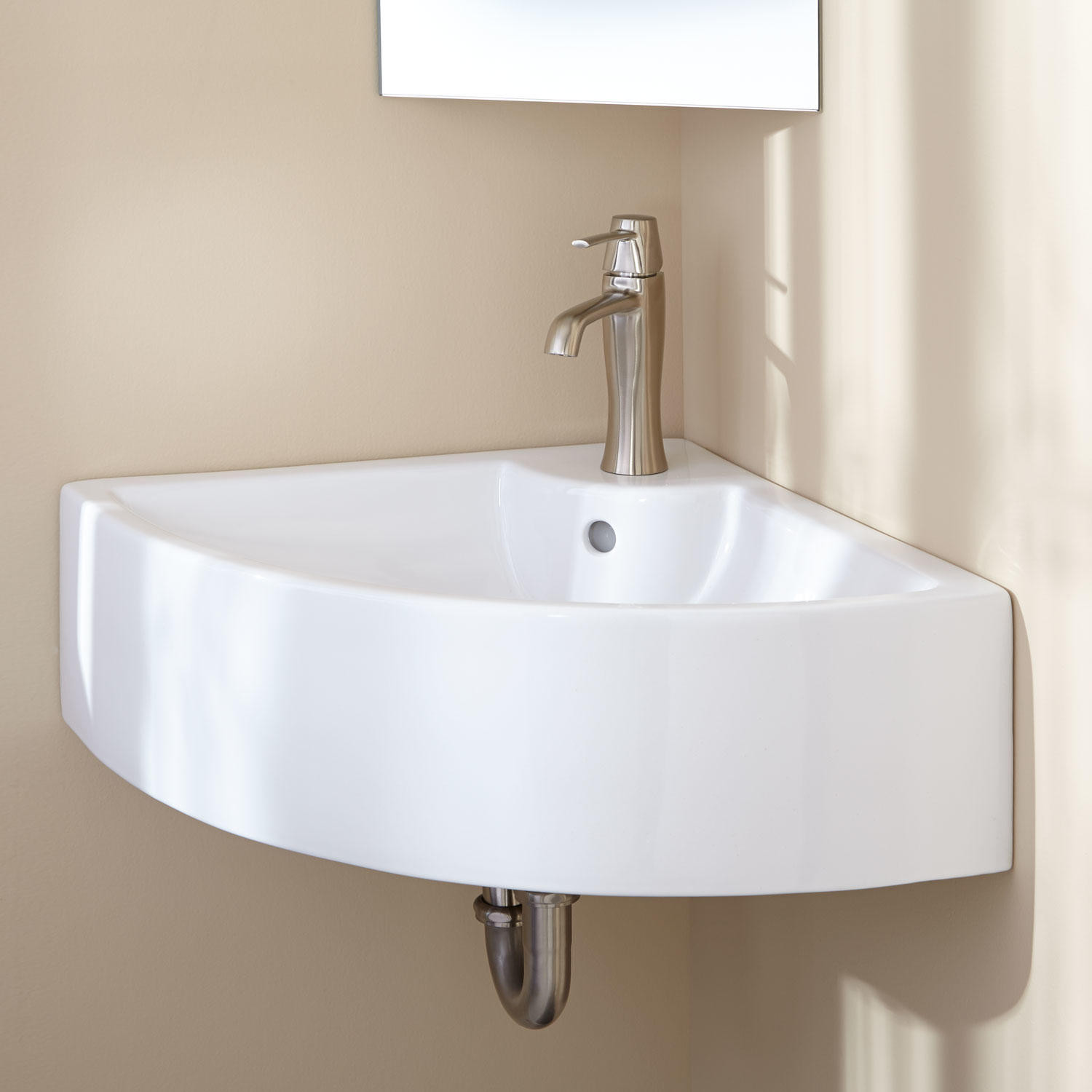 Corner Wall Mount Bathroom Sinks
 Gordy Corner Wall Mount Sink