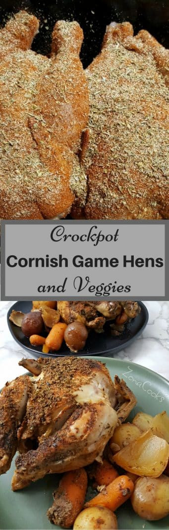 Cornish Game Hens Crock Pot Recipe
 Crockpot Cornish Game Hens and Veggies Recipe • Zona Cooks