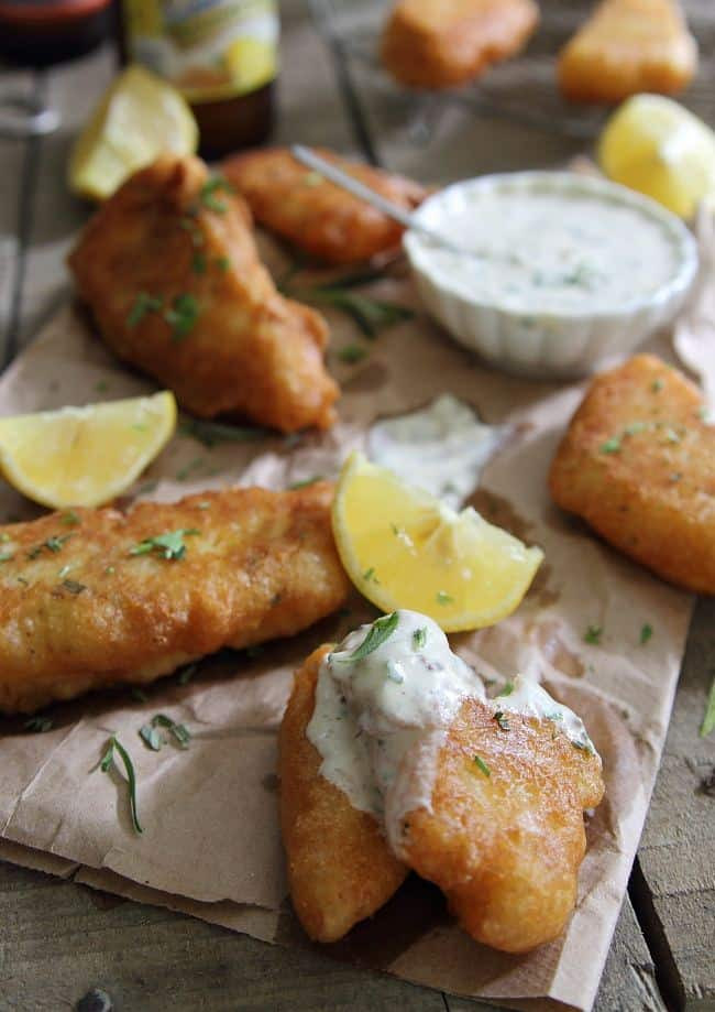 Cornmeal Fish Batter
 Rosemary cornmeal beer battered fish Running to the Kitchen