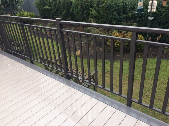 Cost To Paint Deck Railing
 Cost of Deck Railings in Vancouver Wood Aluminum Glass