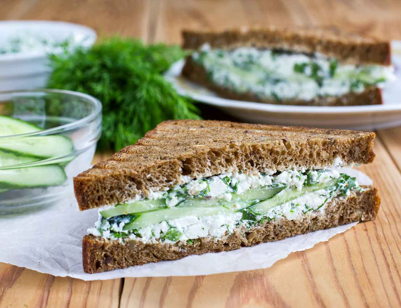 Cottage Cheese Sandwiches
 Grilled Spinach And Cottage Cheese Sandwich Recipe by