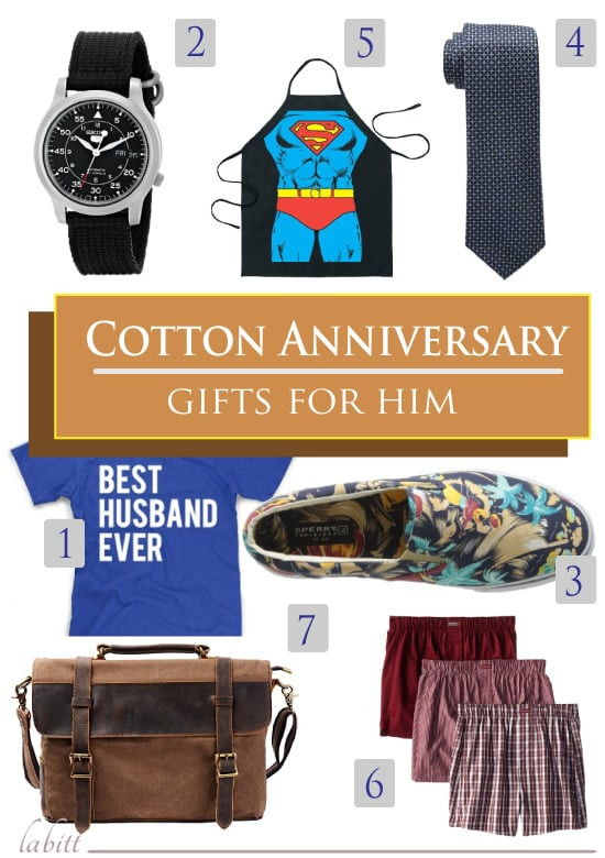 Cotton Anniversary Gift Ideas
 Top 7 Cotton Anniversary Gift Ideas for Him Updated May