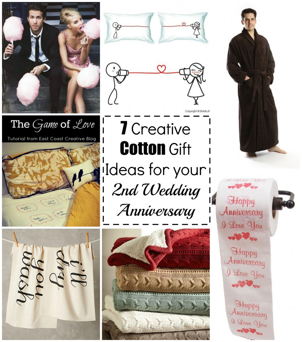 Cotton Anniversary Gift Ideas
 7 Cotton Gift Ideas for your 2nd Wedding Anniversary